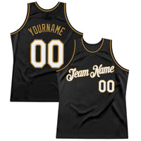 Custom Basketball Jersey, Black White Old Gold Throwback Sportswear Jersey Shirt, Athletic Mesh Moisture Wicking Jersey, Casual Gift for Men