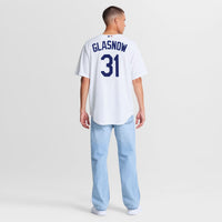 Tyler Glasnow Los Angeles Dodgers Baseball Jersey, White Sportswear Jersey Shirt, Lightweight Breathable Athletic Jersey, Casual Gift for Men