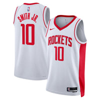 Jabari Smith Jr. Houston Rockets Basketball Jersey, White Swingman Sportswear Jersey Shirt, Sleeveless Athletic Tank Jersey, Casual Gift for Men