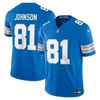 Calvin Johnson Detroit Lions Football Jersey, Blue Limited Sportswear Jersey Shirt, Lightweight Breathable Athletic Jersey, Casual Gift for Men