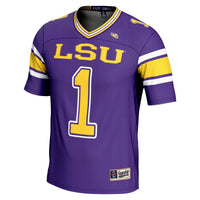 LSU Tigers Football Jersey, Purple Sportswear Jersey Shirt, Lightweight Breathable Athletic Jersey, Casual Gift for Men, Style 5182334