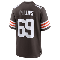 Tyre Phillips Cleveland Browns Football Jersey, Brown Game Sportswear Jersey Shirt, Lightweight Breathable Athletic Jersey, Casual Gift for Men