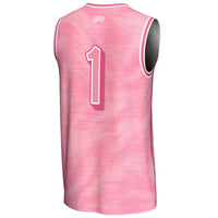 UNLV Rebels Basketball Jersey, Pink Fashion Lightweight Sportswear Jersey Shirt, Sleeveless Athletic Tank Jersey, Casual Gift for Men