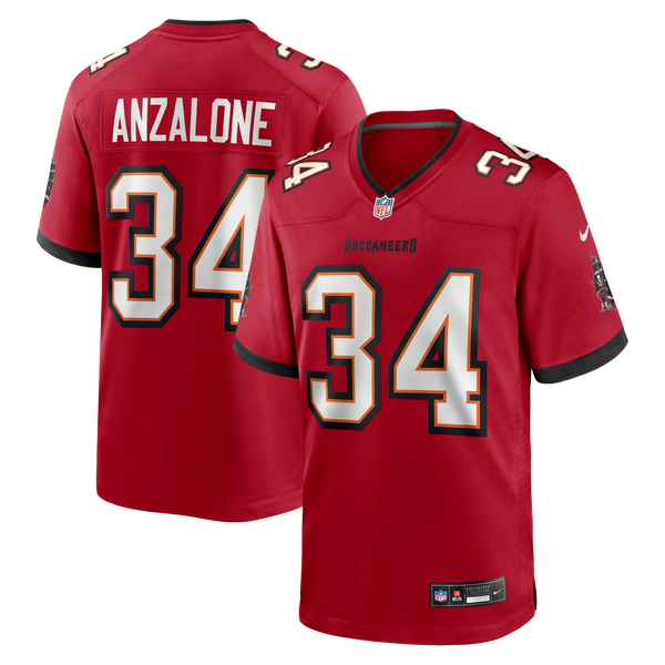 Tampa Bay Buccaneers Alex Anzalone Red Team Game Jersey