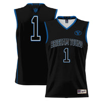BYU Cougars Lightweight Basketball Jersey, Black Sportswear Jersey Shirt, Sleeveless Athletic Tank Jersey, Casual Gift for Men