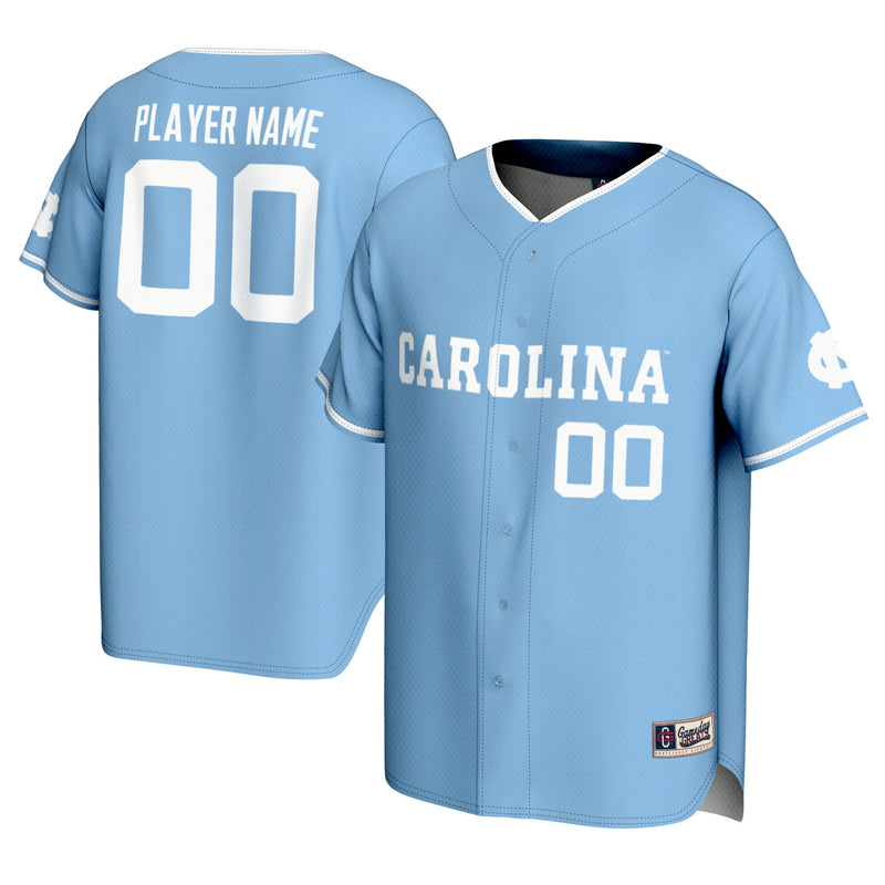 North Carolina Tar Heels Baseball Jersey, Sportswear Jersey Shirt, Lightweight Breathable Athletic Jersey, Casual Gift for Men, Style 201214287