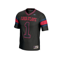Florida Atlantic Owls Football Jersey, Black Lightweight Sportswear Jersey Shirt, Lightweight Breathable Athletic Jersey, Casual Gift for Men