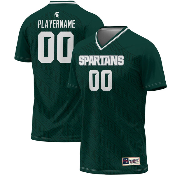 Michigan State Spartans NIL Pick-A-Player Lightweight Soccer Jersey - Green