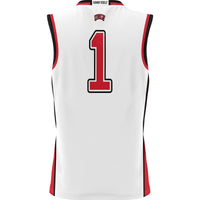 UNLV Rebels Basketball Jersey, White Lightweight Sportswear Jersey Shirt, Sleeveless Athletic Tank Jersey, Casual Gift for Men