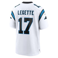 Xavier Legette Carolina Panthers Football Jersey, White Sportswear Jersey Shirt, Lightweight Breathable Athletic Jersey, Casual Gift for Men