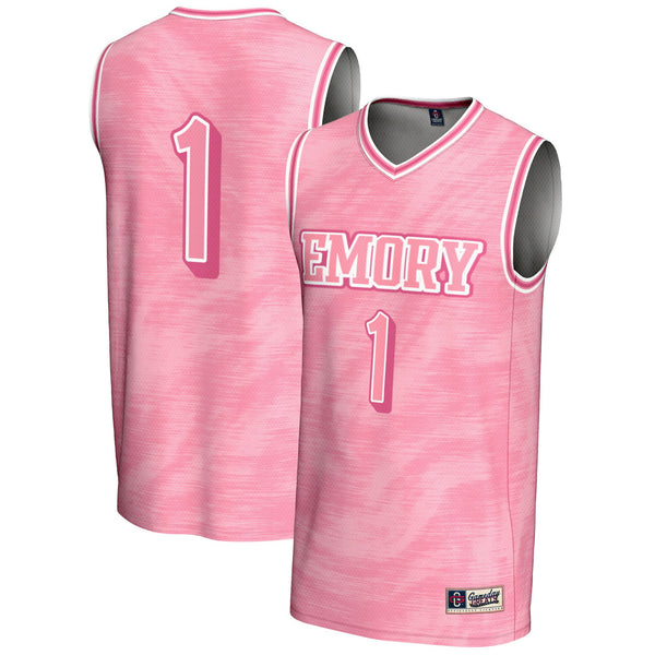#1 Emory Eagles Lightweight Basketball Jersey - Pink