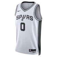 Keldon Johnson San Antonio Spurs Basketball Jersey, White Swingman Sportswear Jersey Shirt, Sleeveless Athletic Tank Jersey, Casual Gift for Men