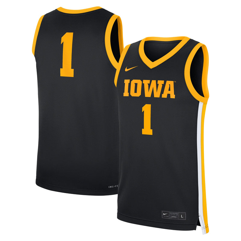 Iowa Hawkeyes Football Jersey, Black Replica Sportswear Jersey Shirt, Lightweight Breathable Athletic Jersey, Casual Gift for Men
