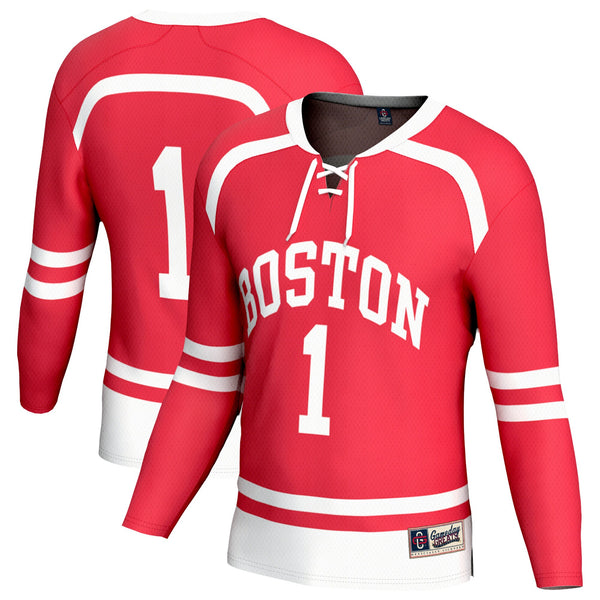 Boston University Lightweight Collegiate Hockey Fashion Jersey - Scarlet