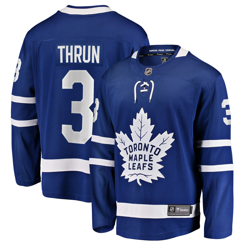 Henry Thrun Toronto Maple Leafs Hockey Jersey, Blue Breakaway Sportswear Jersey Shirt, Long Sleeve Hockey Sweater Jersey, Casual Gift for Men