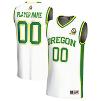 Oregon Ducks Basketball Jersey, White Fashion Lightweight Sportswear Jersey Shirt, Sleeveless Athletic Tank Jersey, Casual Gift for Men