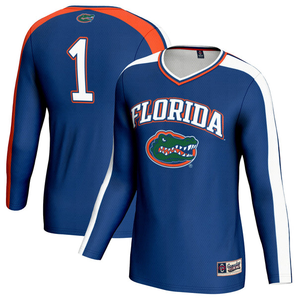 Florida Gators #1 Lightweight Volleyball Fashion Jersey - Royal