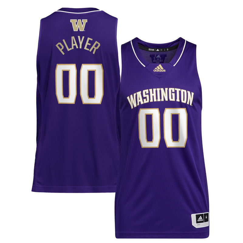 Washington Huskies Basketball Jersey, Purple Sportswear Jersey Shirt, Sleeveless Athletic Tank Jersey, Casual Gift for Men