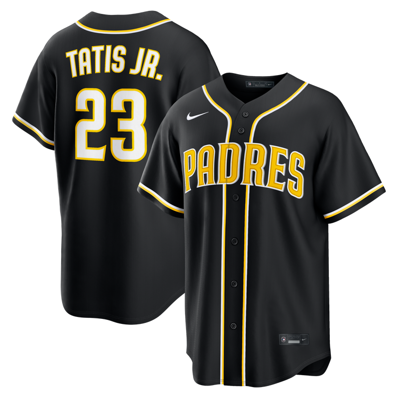 Fernando Tatis Jr. San Diego Padres Baseball Jersey, Black Sportswear Jersey Shirt, Lightweight Breathable Athletic Jersey, Casual Gift for Men
