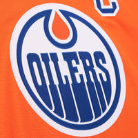Connor McDavid Edmonton Oilers Hockey Jersey, Orange Sportswear Jersey Shirt, Long Sleeve Hockey Sweater Jersey, Casual Gift for Men