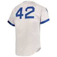 Brooklyn Dodgers Jackie Robinson Gray Cooperstown Baseball Jersey, Sportswear Jersey Shirt, Lightweight Athletic Jersey, Casual Gift for Men