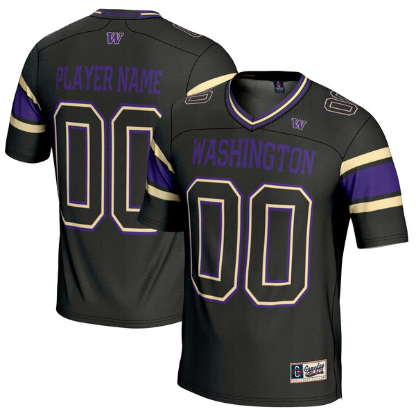 Washington Huskies NIL Pick-A-Player Football Jersey - Black
