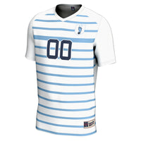 North Carolina Tar Heels Soccer Jersey, White Lightweight Sportswear Jersey Shirt, Lightweight Breathable Athletic Jersey, Casual Gift for Men