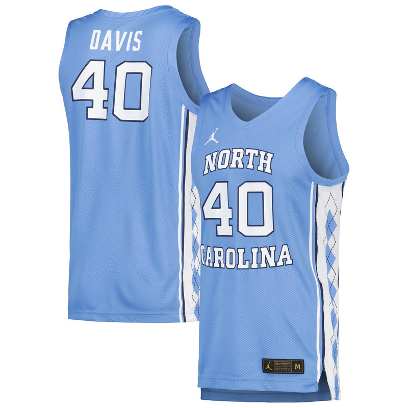North Carolina Tar Heels Basketball Jersey, Blue Sportswear Jersey Shirt, Sleeveless Athletic Tank Jersey, Casual Gift for Men, Style 4447285