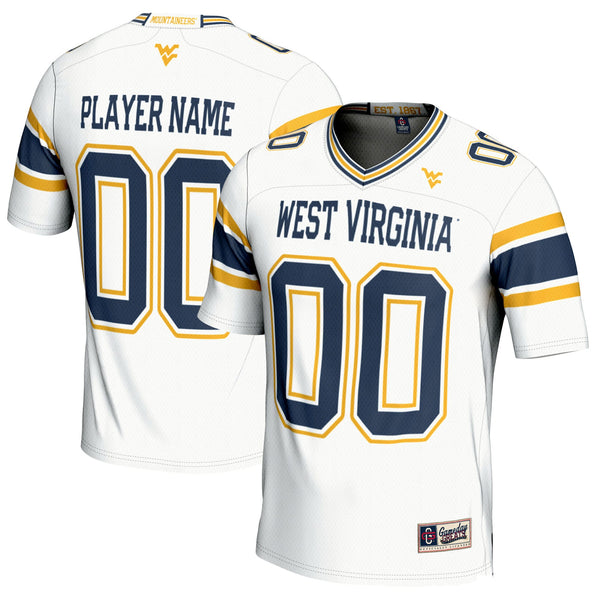 West Virginia Mountaineers NIL Pick-A-Player Football Jersey - White