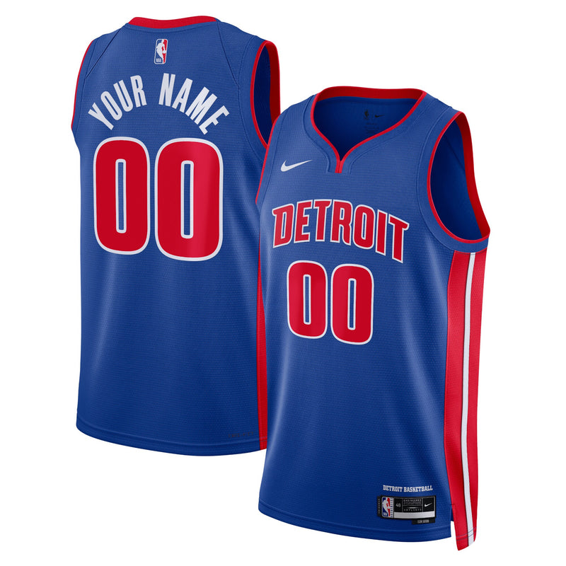 Detroit Pistons Basketball Jersey, Swingman Sportswear Jersey Shirt, Sleeveless Athletic Tank Jersey, Casual Gift for Men, Style 13304113