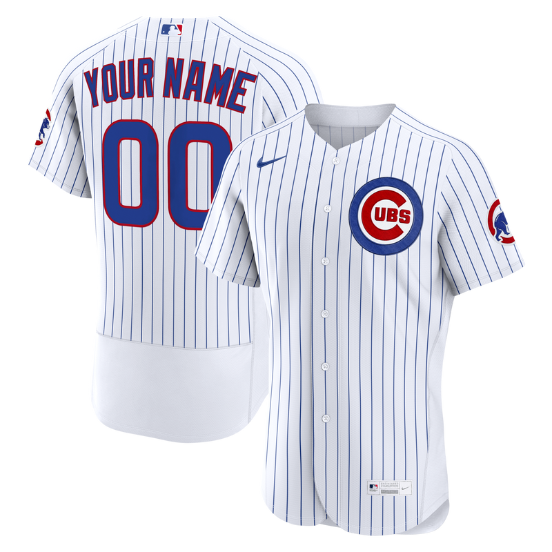 Chicago Cubs Baseball Jersey, White Authentic Home Sportswear Jersey Shirt, Lightweight Breathable Athletic Jersey, Casual Gift for Men