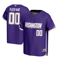 Washington Huskies Baseball Jersey, Purple Sportswear Jersey Shirt, Lightweight Breathable Athletic Jersey, Casual Gift for Men, Style 201141650