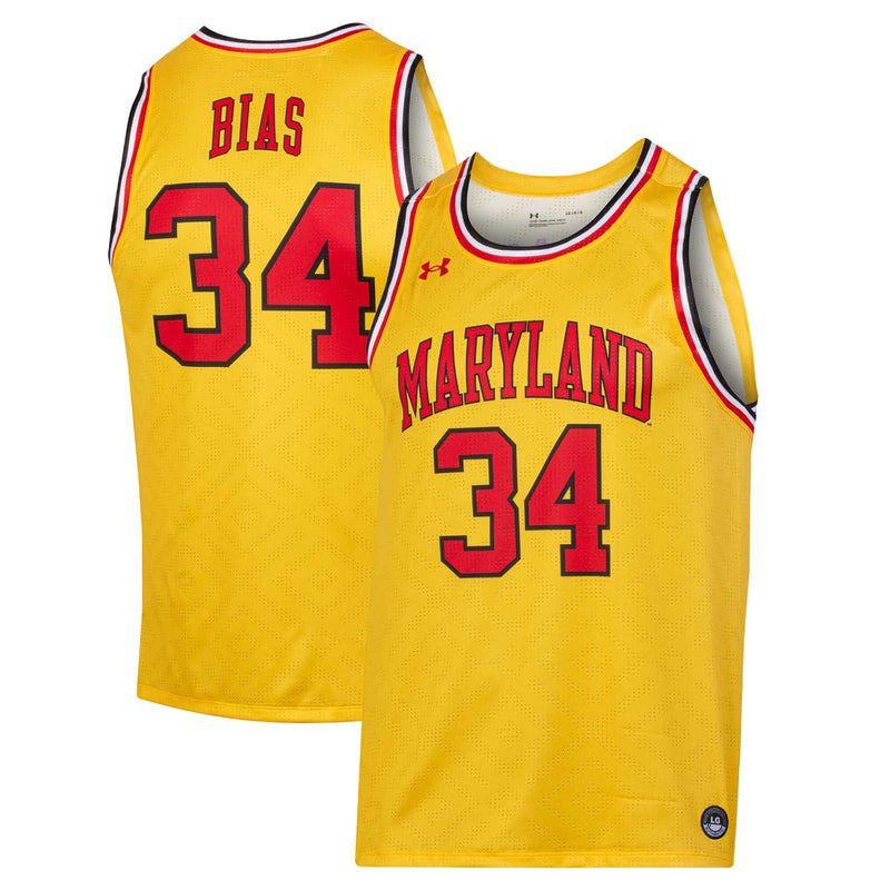 Maryland Terrapins Football Jersey, Gold Replica Sportswear Jersey Shirt, Lightweight Breathable Athletic Jersey, Casual Gift for Men