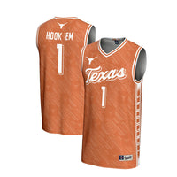 Texas Longhorns Basketball Jersey, Orange Sportswear Jersey Shirt, Sleeveless Athletic Tank Jersey, Casual Gift for Men, Style 201346797