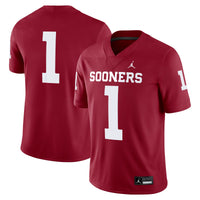 Oklahoma Sooners Football Jersey, Crimson Sportswear Jersey Shirt, Lightweight Breathable Athletic Jersey, Casual Gift for Men, Style 200894217