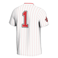 Louisiana Ragin' Cajuns Softball Jersey, White Lightweight Sportswear Jersey Shirt, Lightweight Breathable Athletic Jersey, Casual Gift for Men