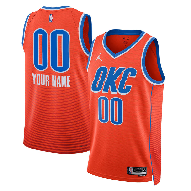 Oklahoma City Thunder Basketball Jersey, Swingman Sportswear Jersey Shirt, Sleeveless Athletic Tank Jersey, Casual Gift for Men, Style 13315692