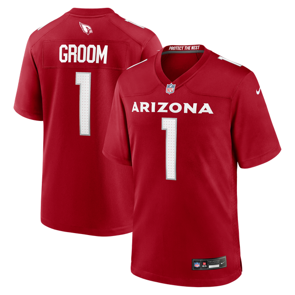 Arizona Cardinals Number 1 Groom Cardinal Game Jersey