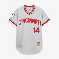 Pete Rose Cincinnati Reds Baseball Jersey, Gray Authentic Sportswear Jersey Shirt, Lightweight Breathable Athletic Jersey, Casual Gift for Men
