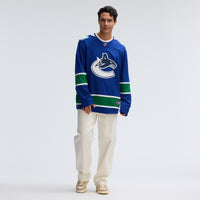 Vancouver Canucks Hockey Jersey, Blue Breakaway Sportswear Jersey Shirt, Long Sleeve Hockey Sweater Jersey, Casual Gift for Men, Style 3710400