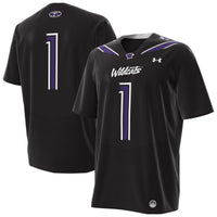 Northwestern Wildcats Football Jersey, Black Replica Sportswear Jersey Shirt, Lightweight Breathable Athletic Jersey, Casual Gift for Men