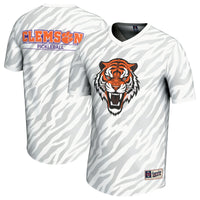 Clemson Tigers Football Jersey, White Lightweight Sportswear Jersey Shirt, Lightweight Breathable Athletic Jersey, Casual Gift for Men
