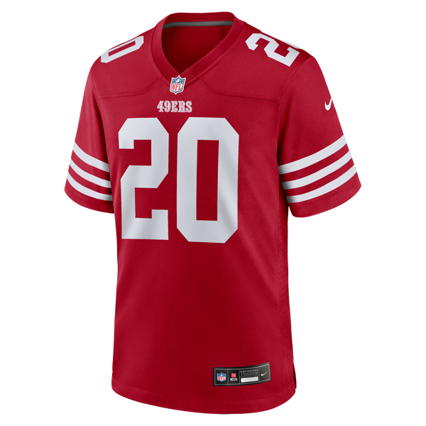 San Francisco 49ers Upton Stout Scarlet Team Game Jersey