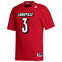 Louisville Cardinals Football Jersey, Red Sportswear Jersey Shirt, Lightweight Breathable Athletic Jersey, Casual Gift for Men, Style 203392837