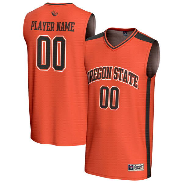 Oregon State Beavers NIL Pick-A-Player Lightweight Basketball Fashion Jersey - Orange