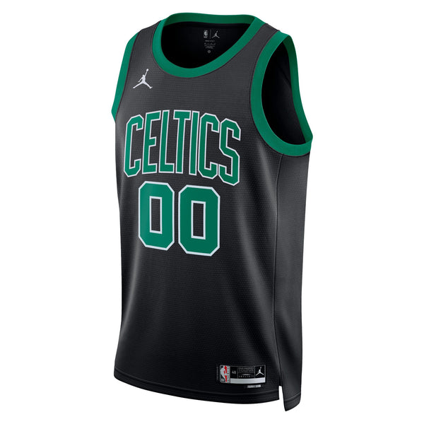 Boston Celtics Statement Edition Swingman Jersey - Black - Custom