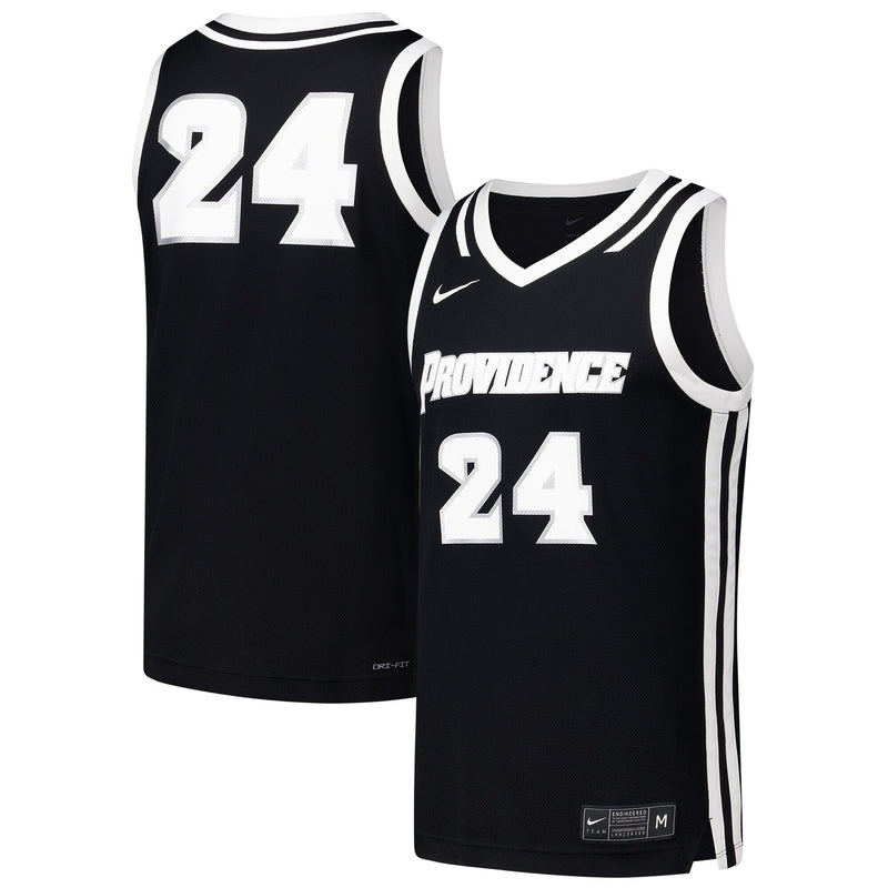 Providence Friars Basketball Jersey, Black Sportswear Jersey Shirt, Sleeveless Athletic Tank Jersey, Casual Gift for Men, Style 202292184