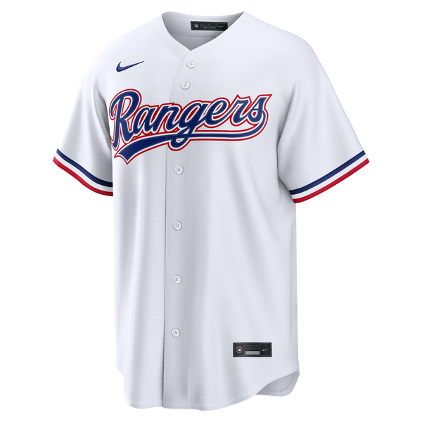 Texas Rangers Jake Burger White Home Replica Jersey