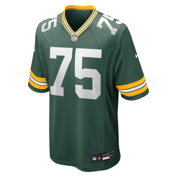 Green Bay Packers Sean Rhyan Green Game Player Jersey