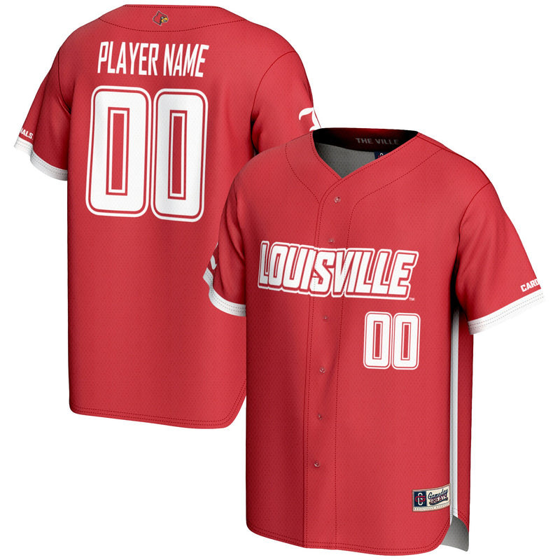Louisville Cardinals Baseball Jersey, Red Sportswear Jersey Shirt, Lightweight Breathable Athletic Jersey, Casual Gift for Men, Style 201141633